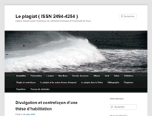 Tablet Screenshot of leplagiat.net